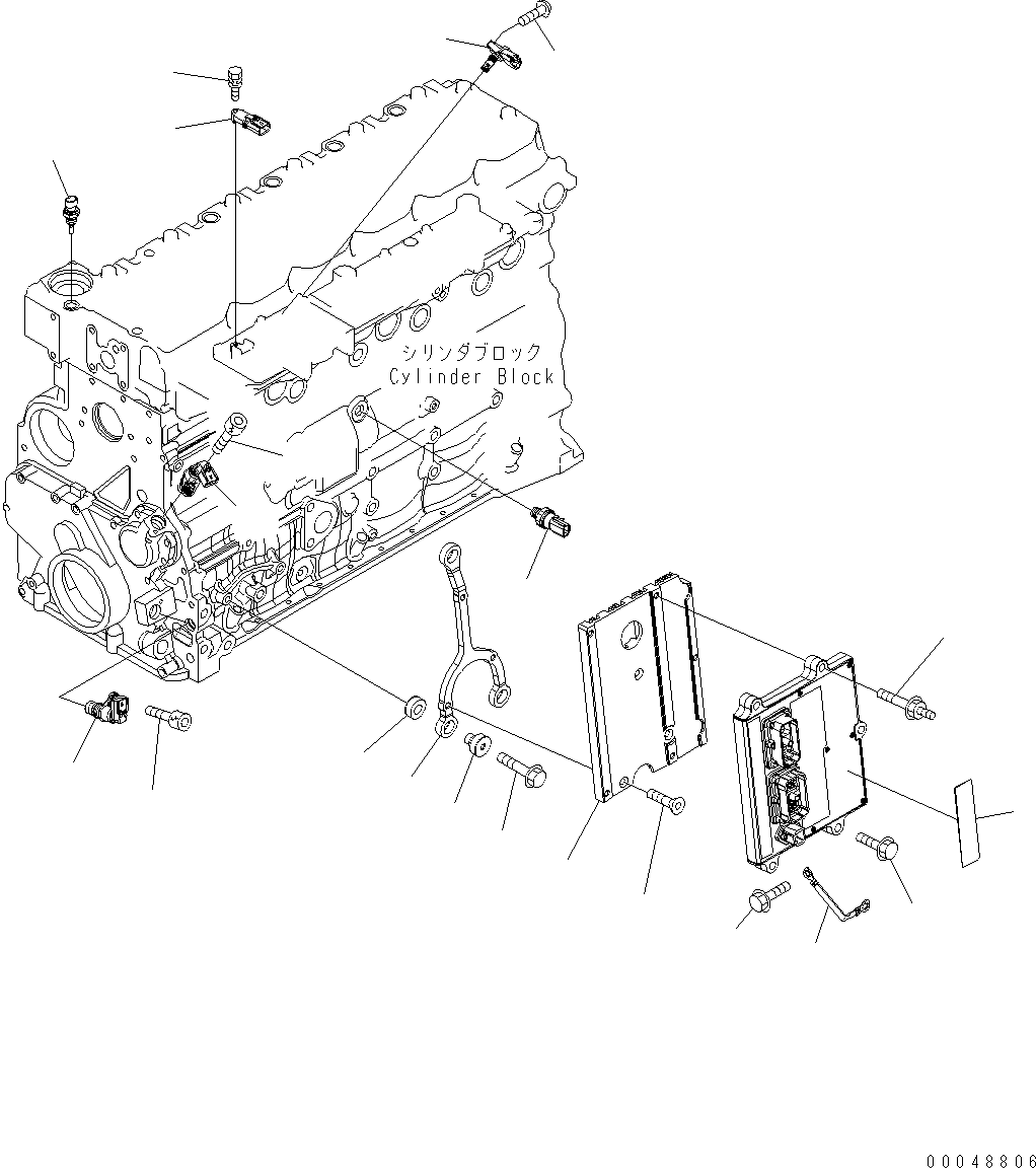 Sensor, Position 6271-81-9201 KOMATSU