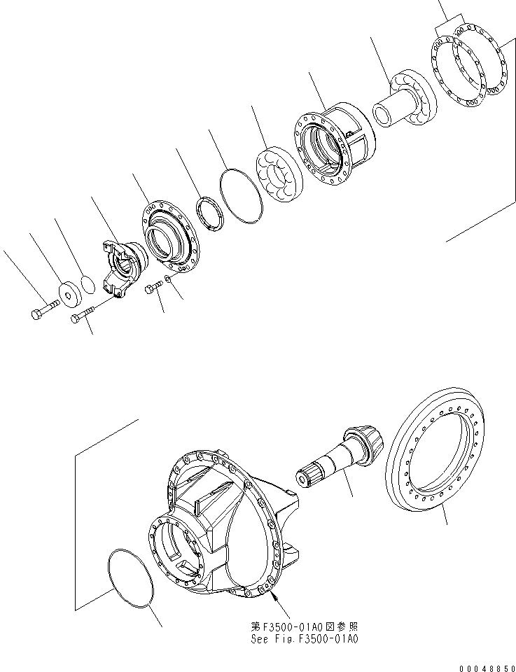 Подшипник 569-22-71811 KOMATSU