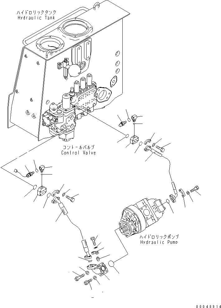 Шланг 07124-01008 KOMATSU