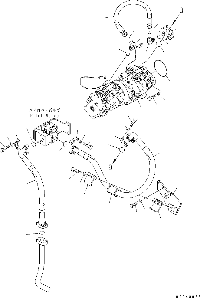 Шланг 07088-01006 KOMATSU