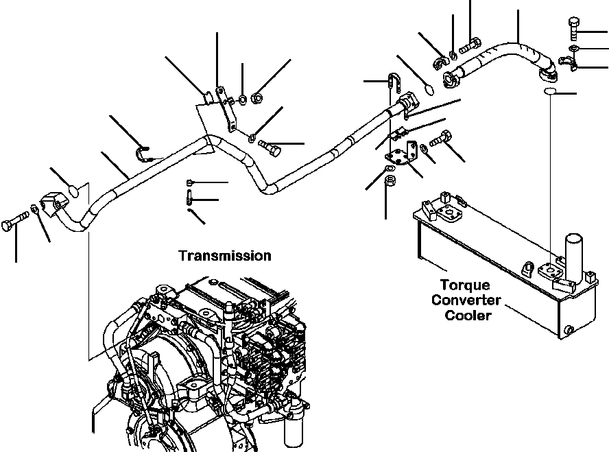 Шланг фланцевого типа 07297-012A6 KOMATSU
