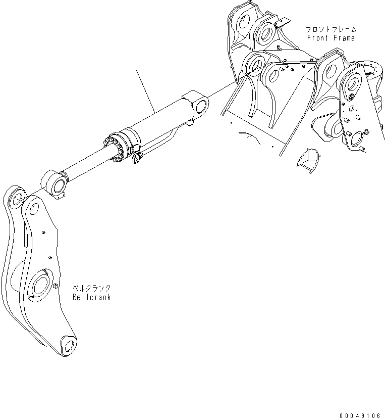 CYLINDER GROUP,(FOR DOUBLE DUST SEAL) (707-01-XM160) KOMATSU