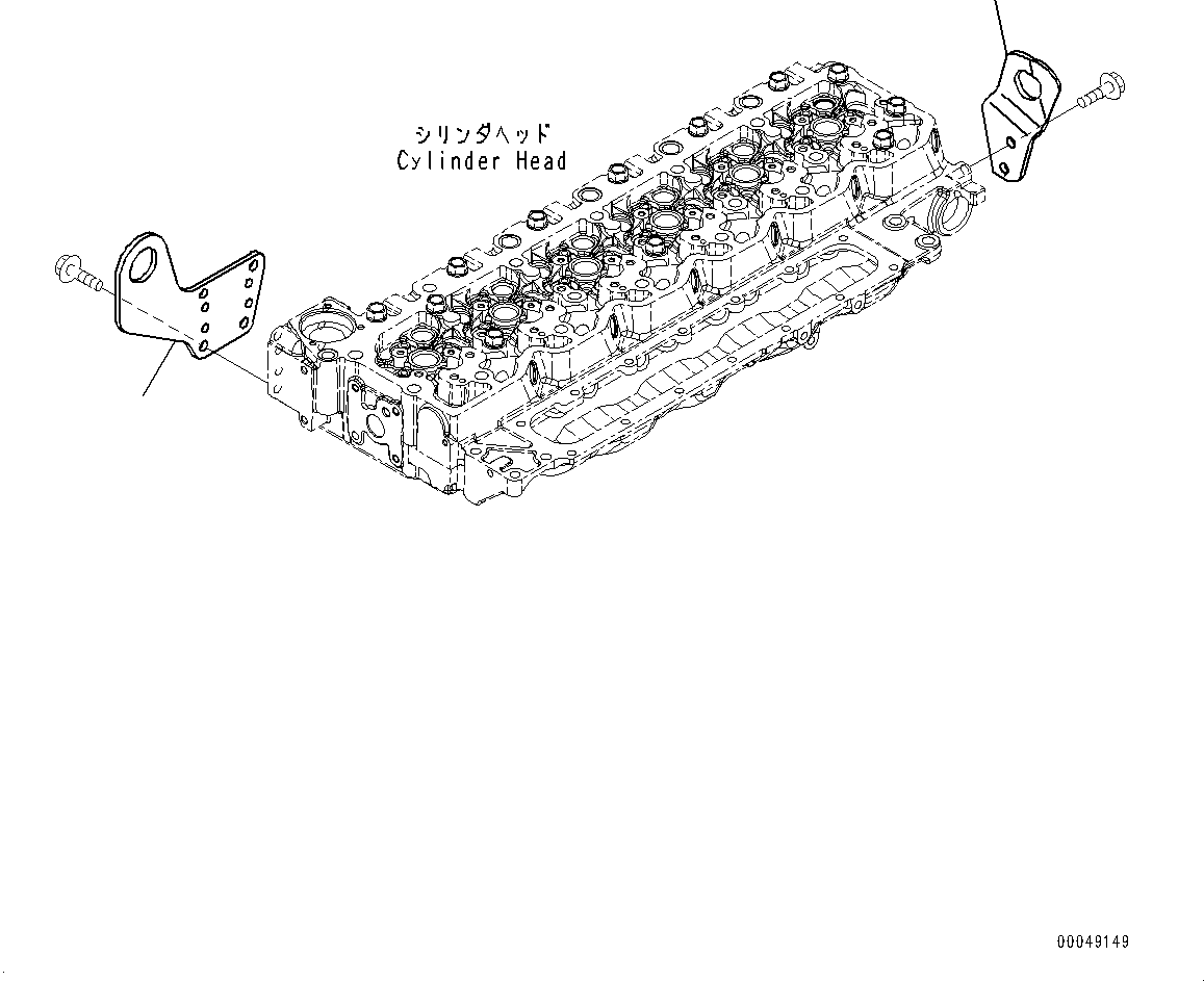 Кронштейн 6754-11-1940 KOMATSU