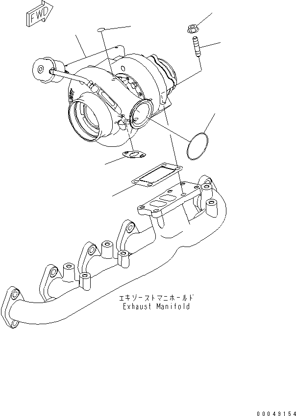 TURBOCHARGER KIT 6754-81-8160 KOMATSU