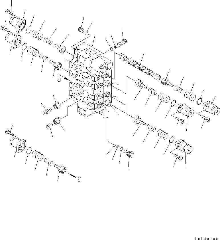 Управляющий клапан 709-14-94300 KOMATSU