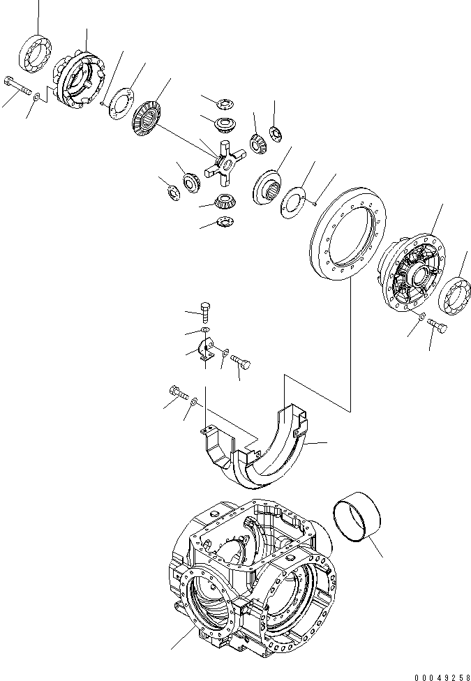 DIFFERENTIAL ASS'Y (421-23-31010) KOMATSU