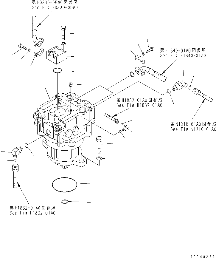 Мотор в сборе (706-77-01320) KOMATSU