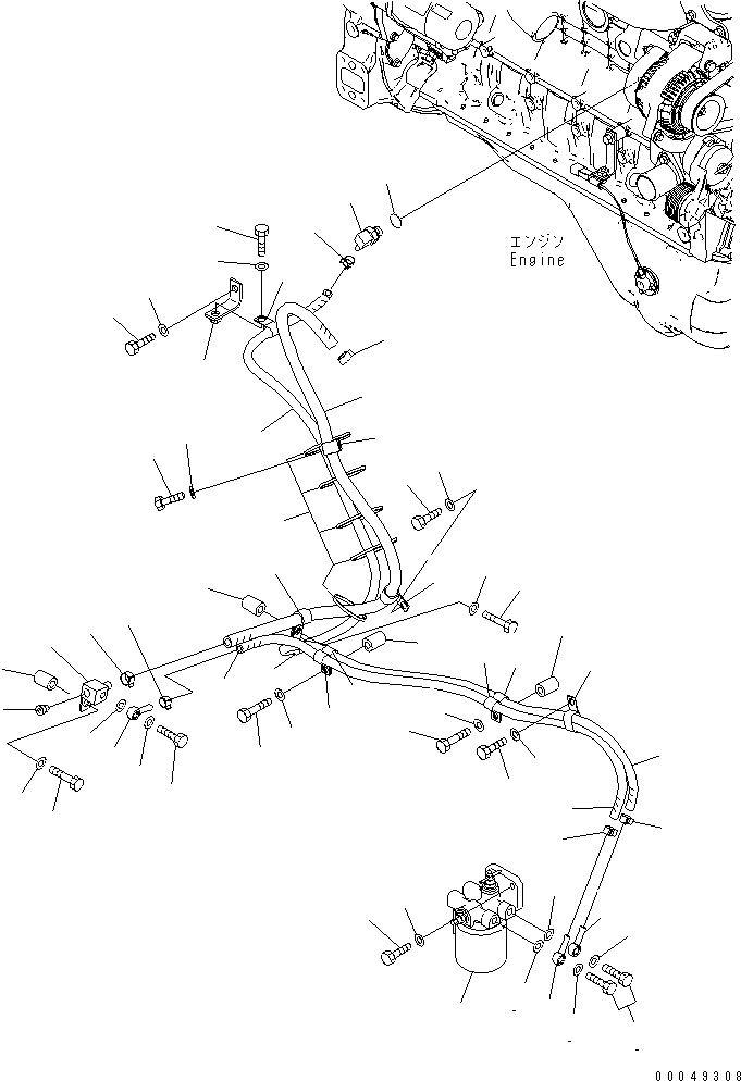 Шланг в сборе 20Y-01-41330 KOMATSU
