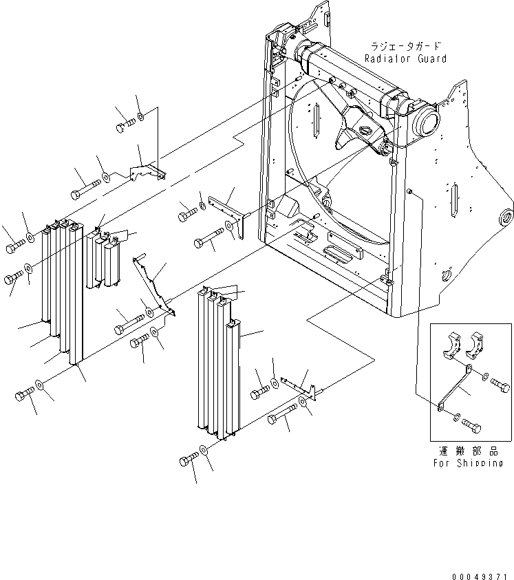 Щётка стеклоочистителя 195-862-7640 KOMATSU