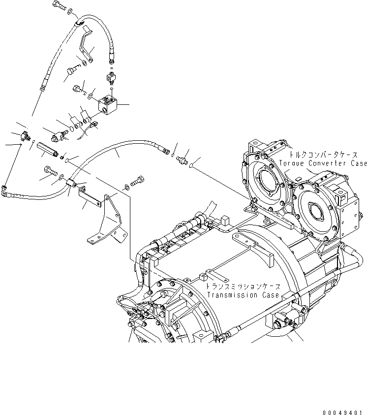 Шланг с торцевым уплотнением 02754-00312 KOMATSU