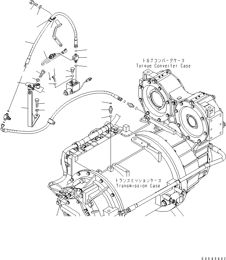 Шланг с торцевым уплотнением 02753-00310 KOMATSU