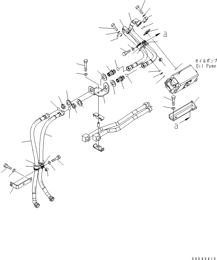 Шланг 02764-006A9 KOMATSU