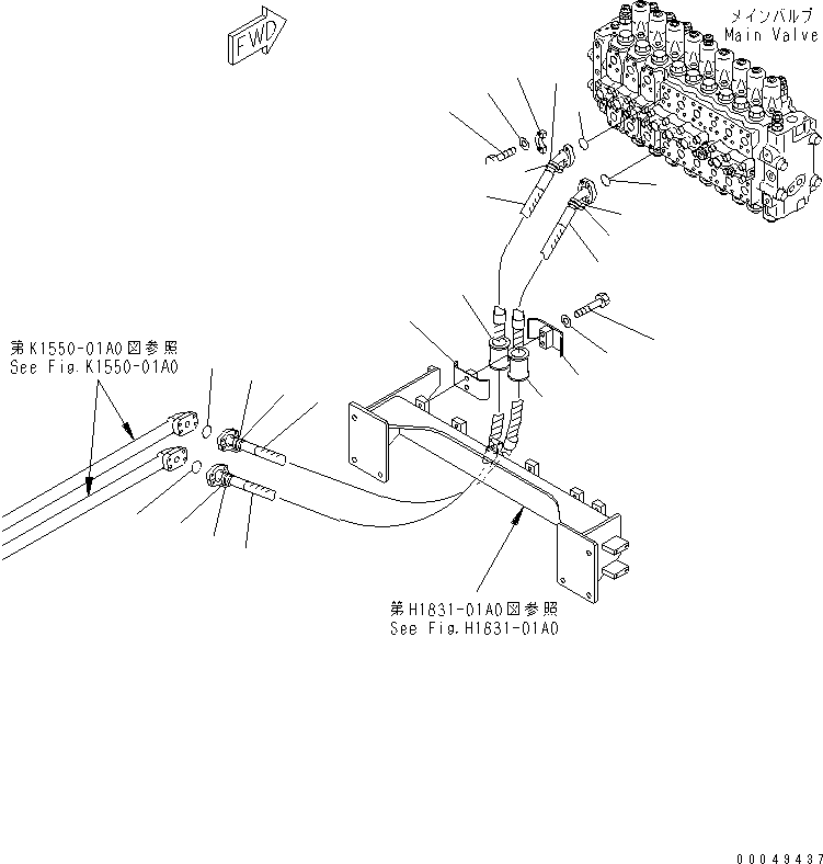 Шланг 07122-01022 KOMATSU