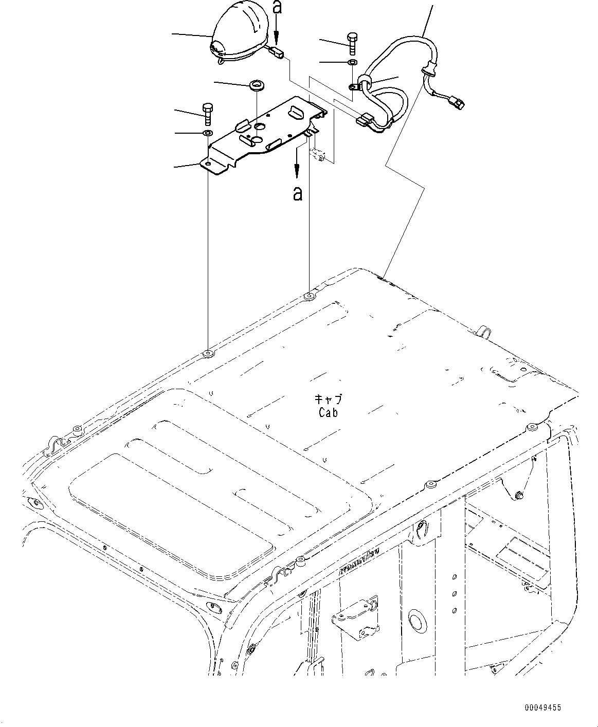Lamp, Warning Beacon 208-06-72230 KOMATSU