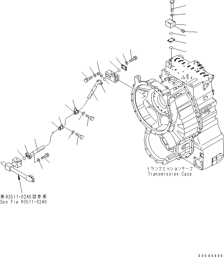 Шланг 07297-01216 KOMATSU