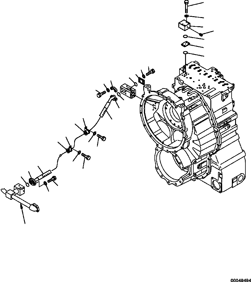 Шланг фланцевого типа 07297-01211 KOMATSU