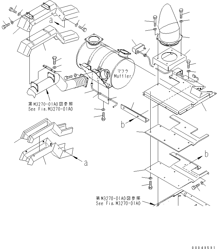 крышка 56B-02-21642 KOMATSU