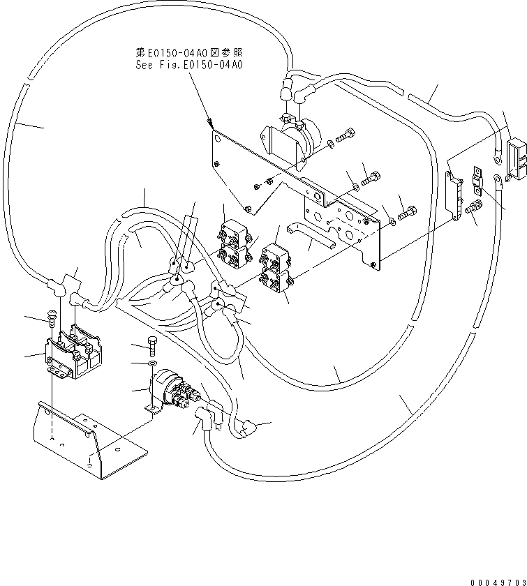 Кабель 56B-06-24630 KOMATSU
