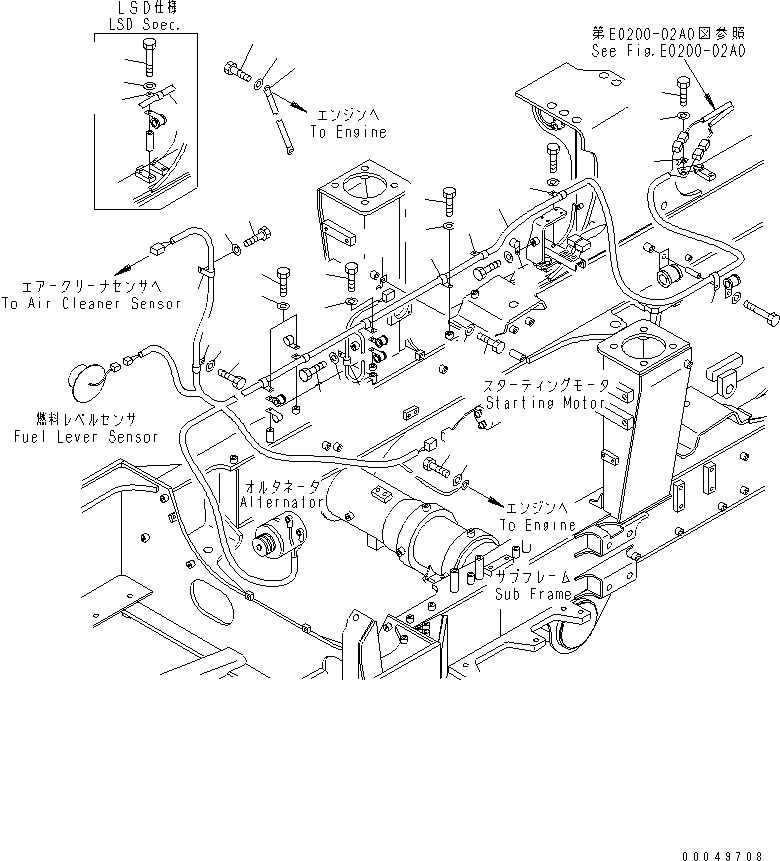 Жгут проводов 56B-06-23421 KOMATSU