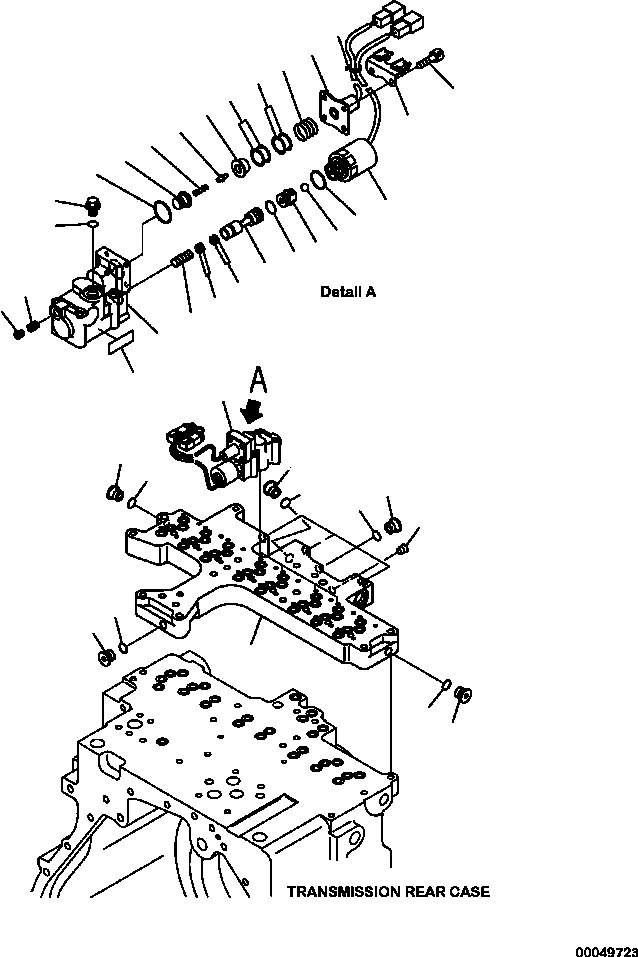 KIT, TRANSMISSION (SEE FIG. F3300-01A0 ) 56B-15-05072 KOMATSU