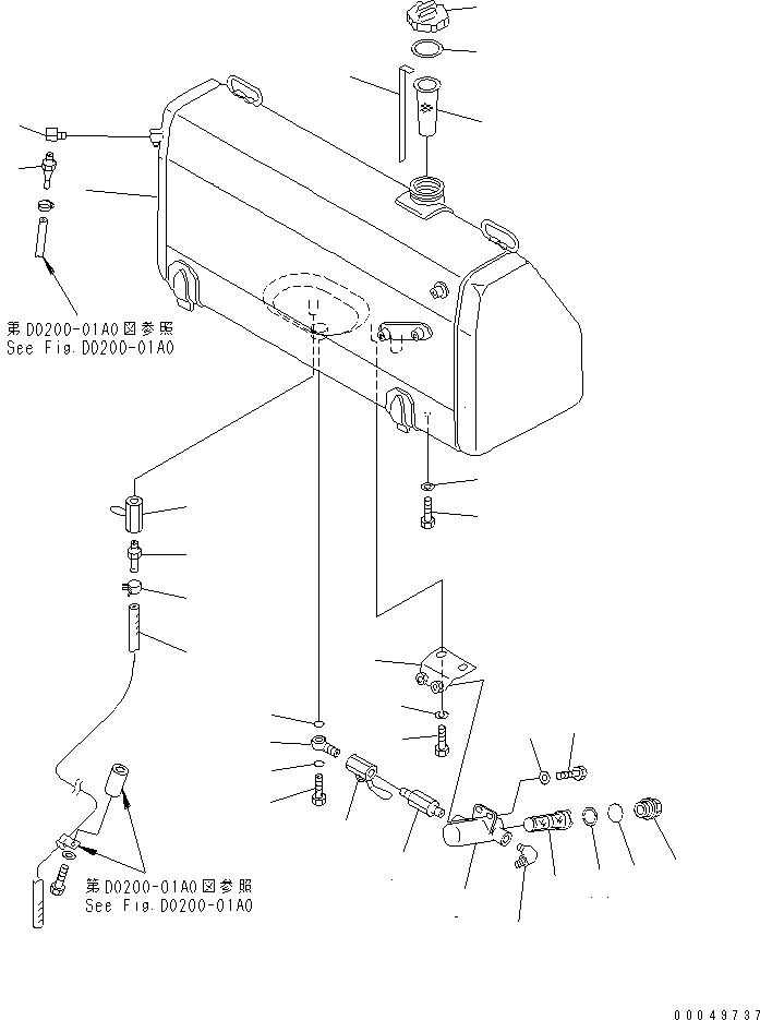 Трубка 07270-31090 KOMATSU