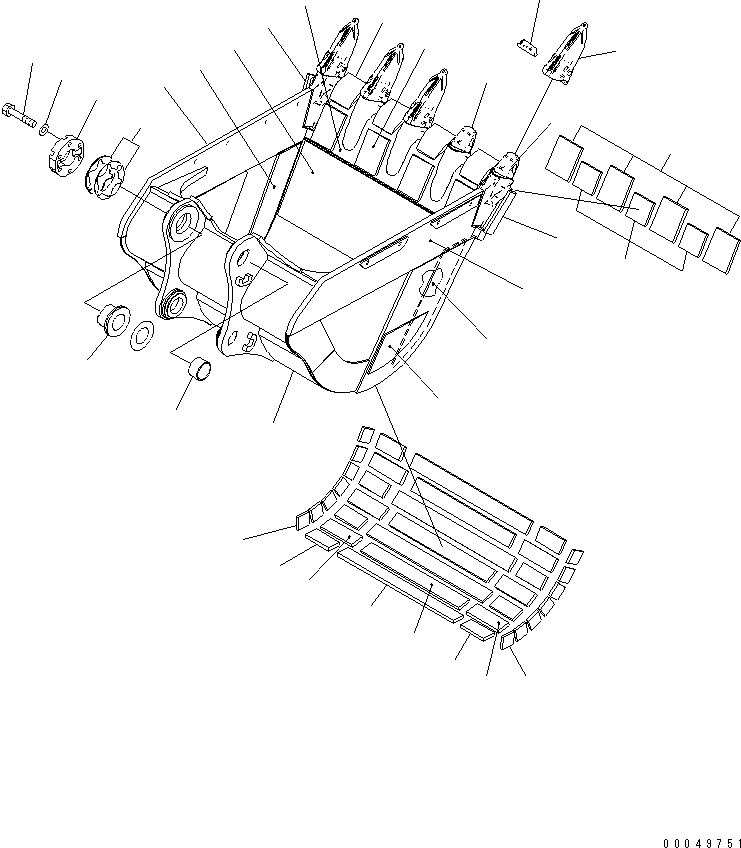 Shroud, Welded 21M-939-2252 KOMATSU