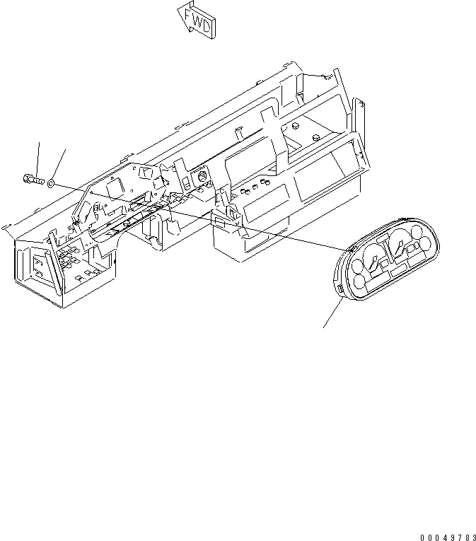 MONITOR,MAIN (\2\7831-46-3003) KOMATSU