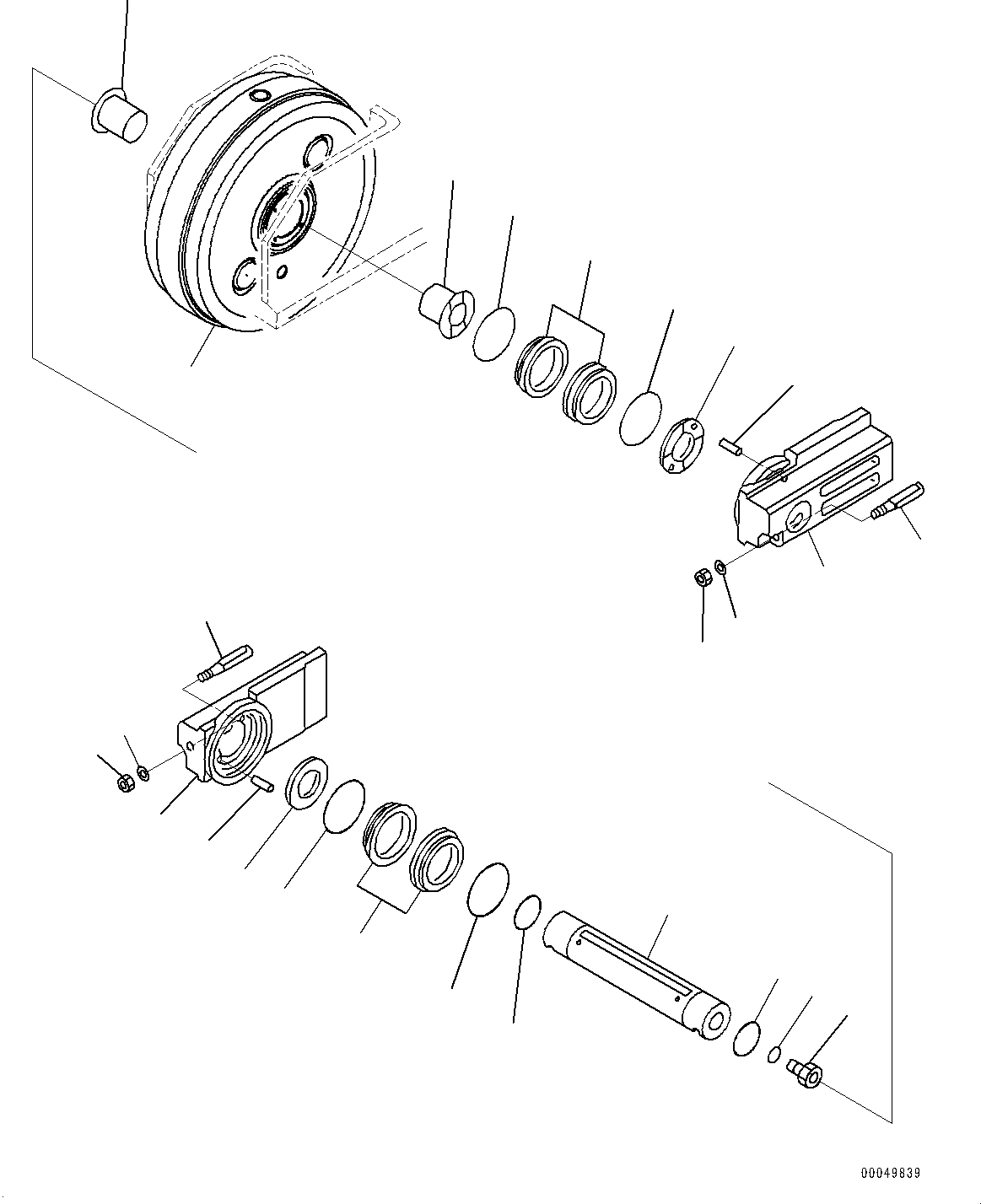 IDLER ASS'Y 21T-30-00540 KOMATSU