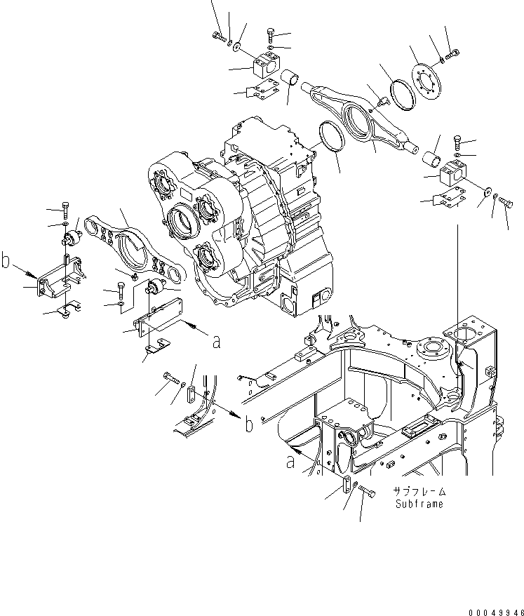 Кронштейн 56B-16-21141 KOMATSU