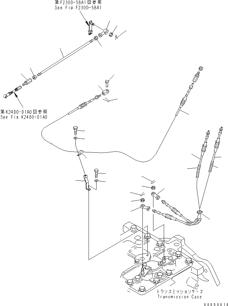 Кабель 124-43-52171 KOMATSU