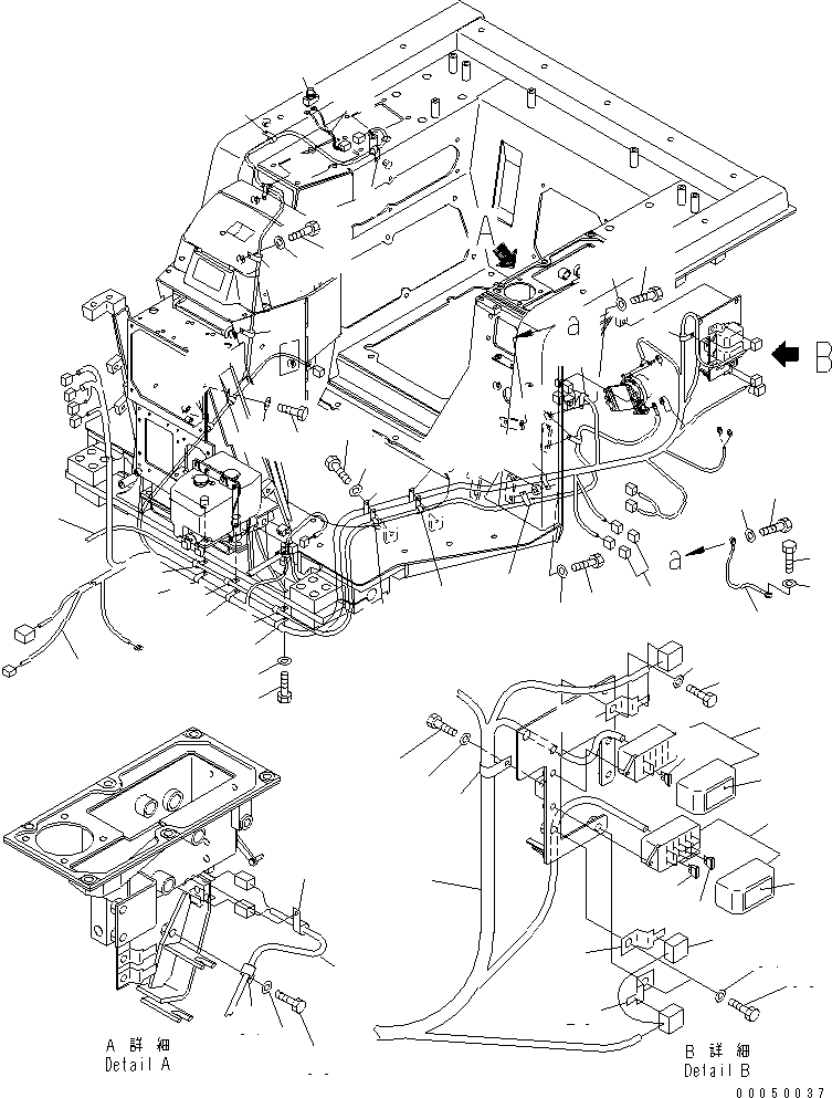 PLATE, FUSE BOX 134-06-61440 KOMATSU