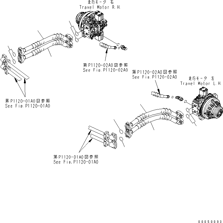 Шланг 21T-64-34220 KOMATSU