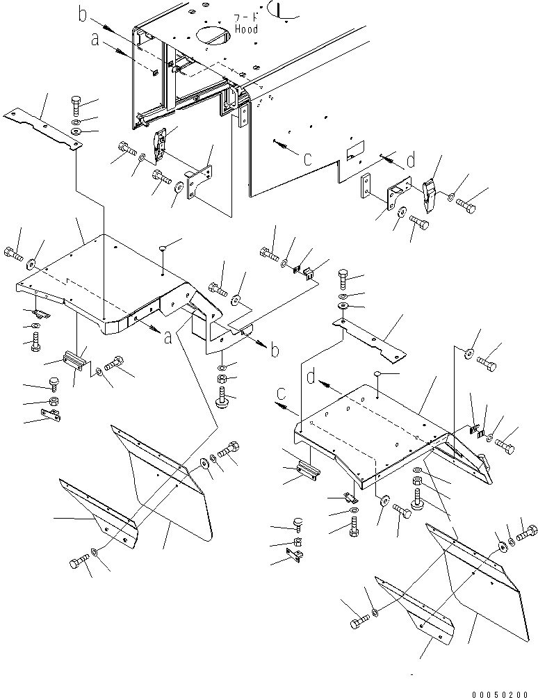 Sheet, R.H. 421-54-44740 KOMATSU