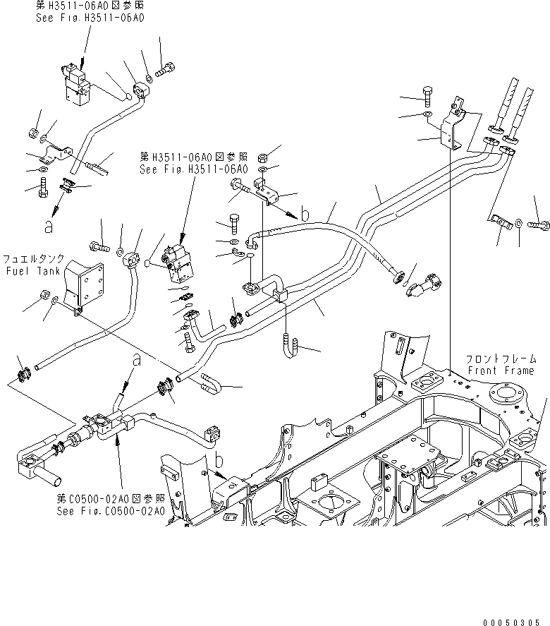 Шланг фланцевого типа 07298-010A5 KOMATSU