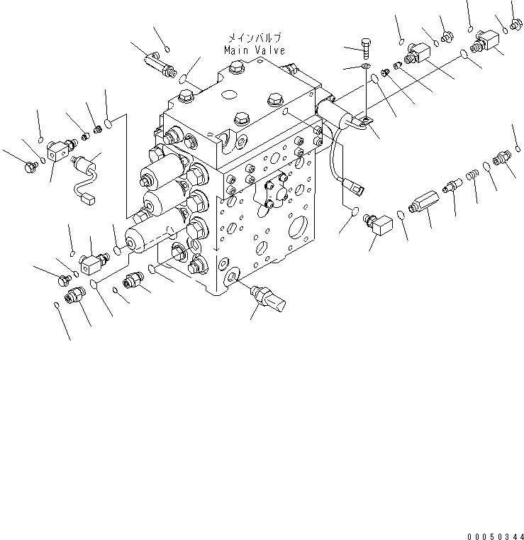 Клапан в сборе 421-62-46450 KOMATSU