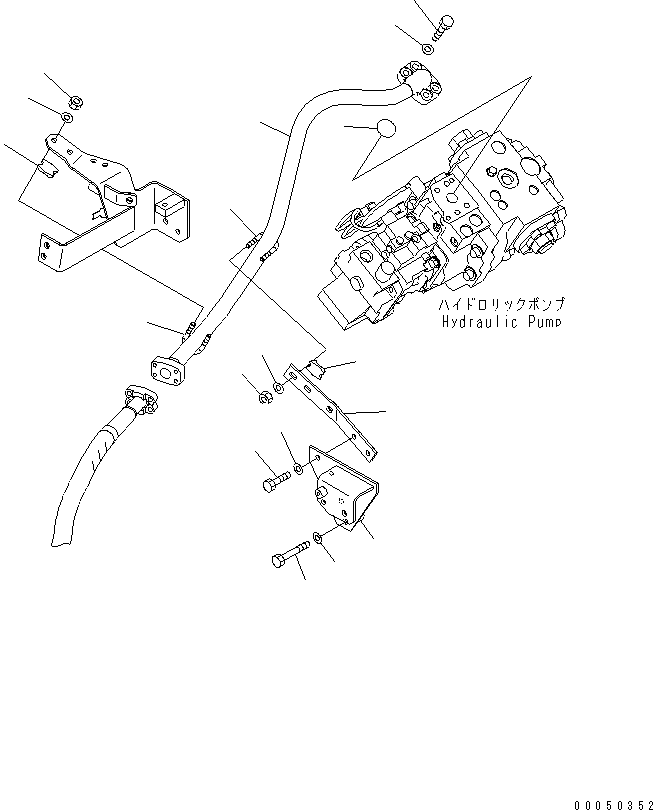 Трубка 421-62-43470 KOMATSU
