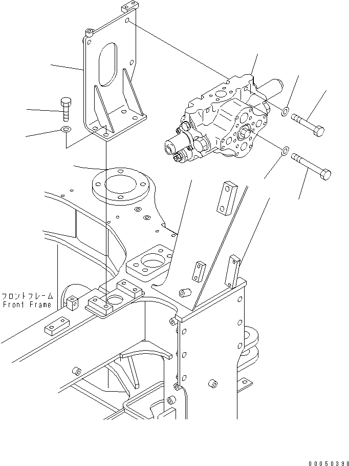 Кронштейн 56D-61-21460 KOMATSU