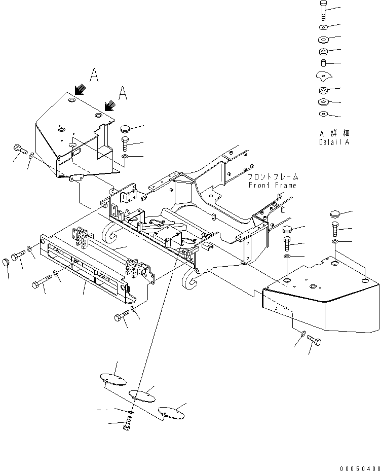 Амортизирующая подушка 56D-54-21F70 KOMATSU