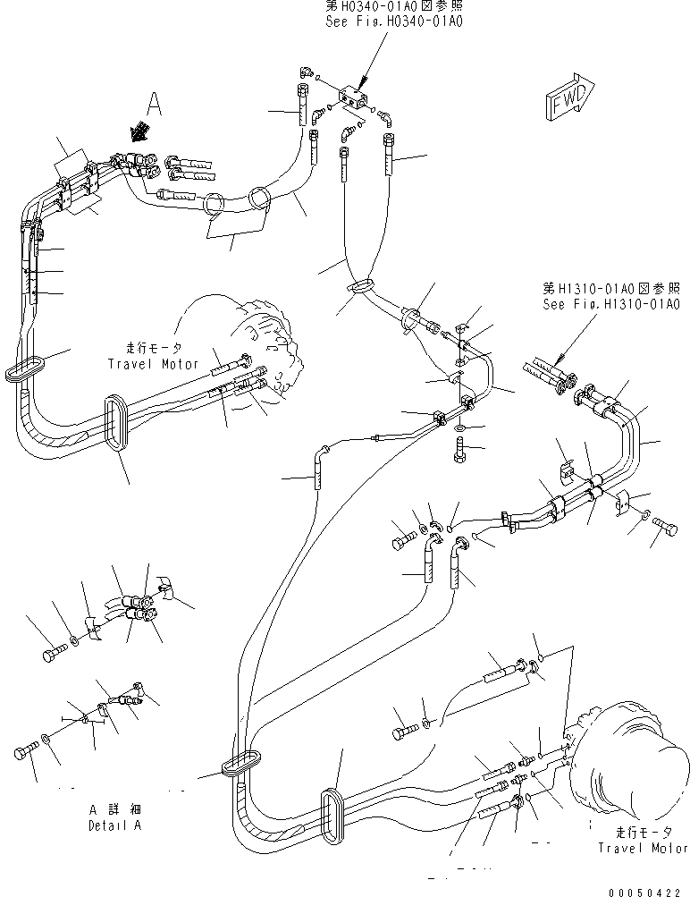 Шланг 07621-00509 KOMATSU