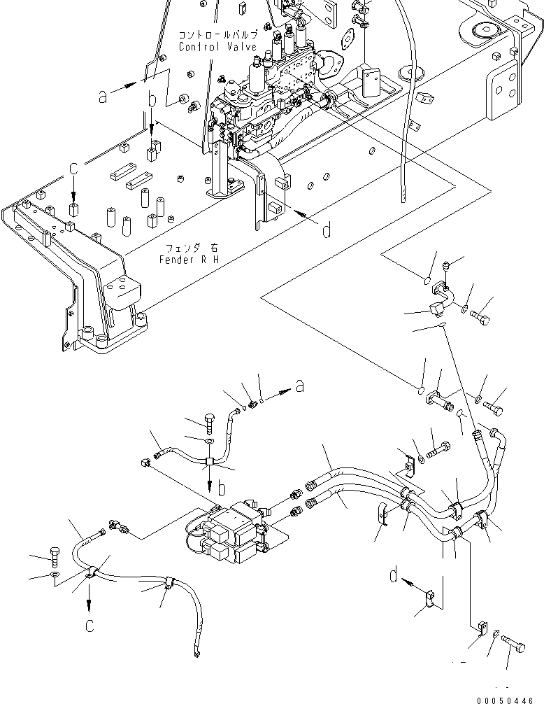 Шланг с торцевым уплотнением 02754-003A6 KOMATSU