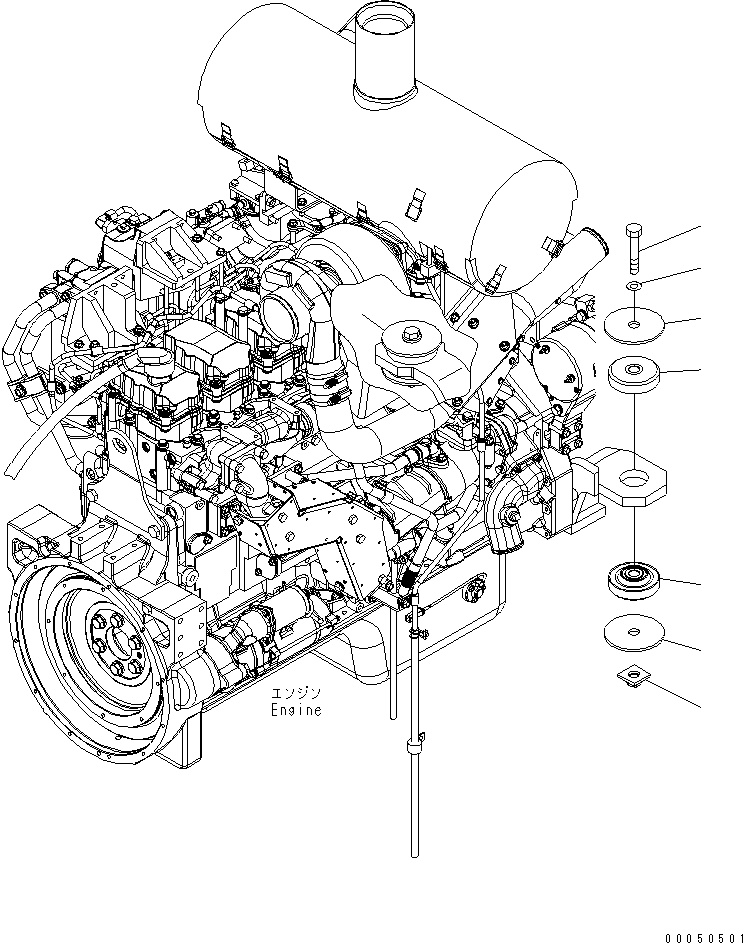 Кронштейн 421-01-41550 KOMATSU