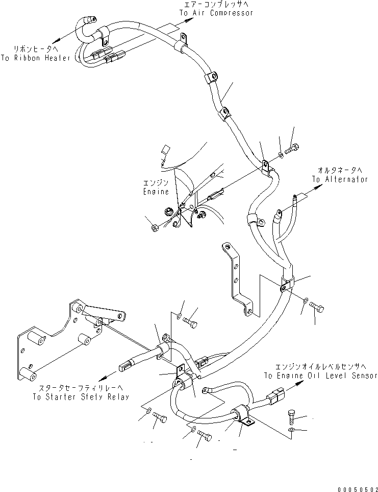 Жгут проводов 421-06-42172 KOMATSU