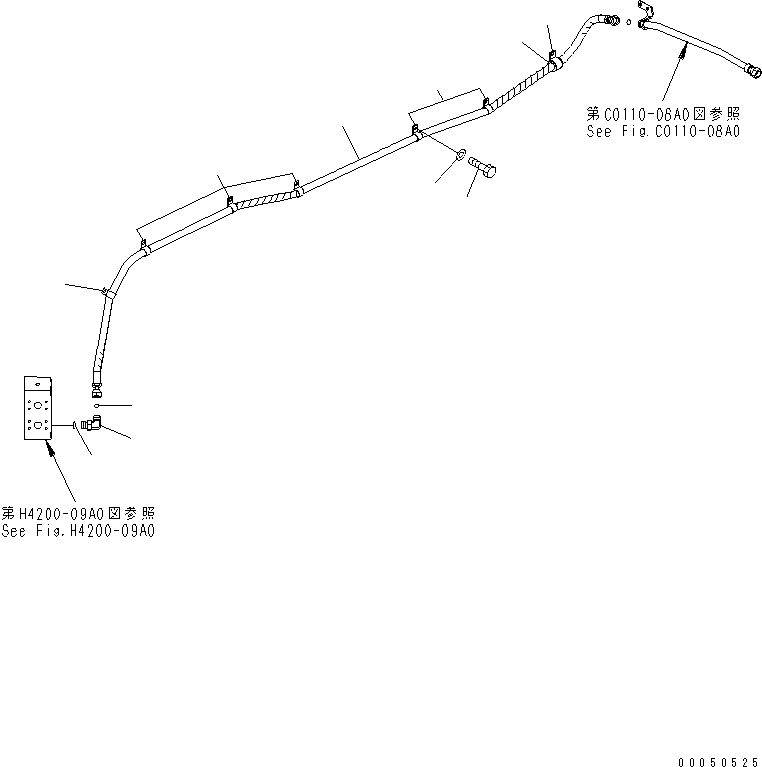 HOSE, 3100MM 421-62-41290 KOMATSU