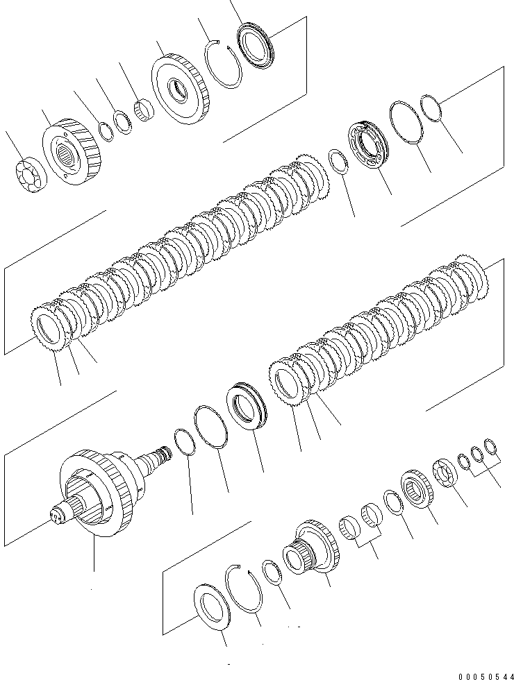 CLUTCH, 2ND AND 3RD 714-07-32062 KOMATSU