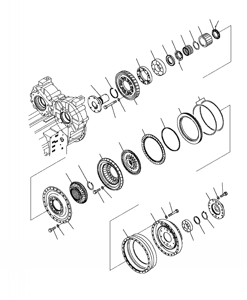 Гидротрансформатор в сборе 711-47-61010 KOMATSU