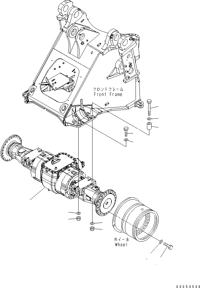 AXLE ASS'Y,(LIMITED SLIP DIFF.) (\0\421-22-30071) KOMATSU