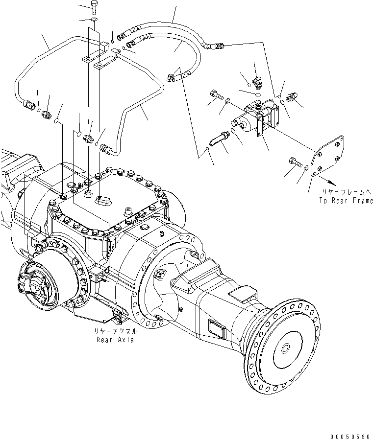 Шланг с торцевым уплотнением 02753-203A7 KOMATSU