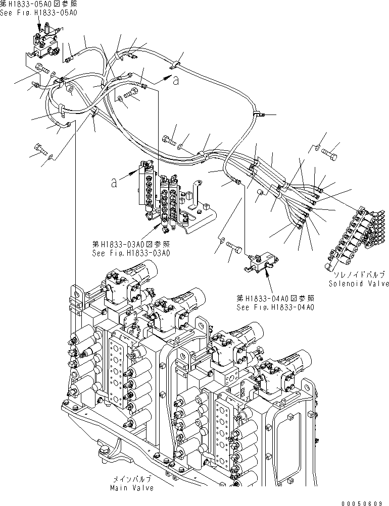 Шланг с торцевым уплотнением 02760-00345 KOMATSU