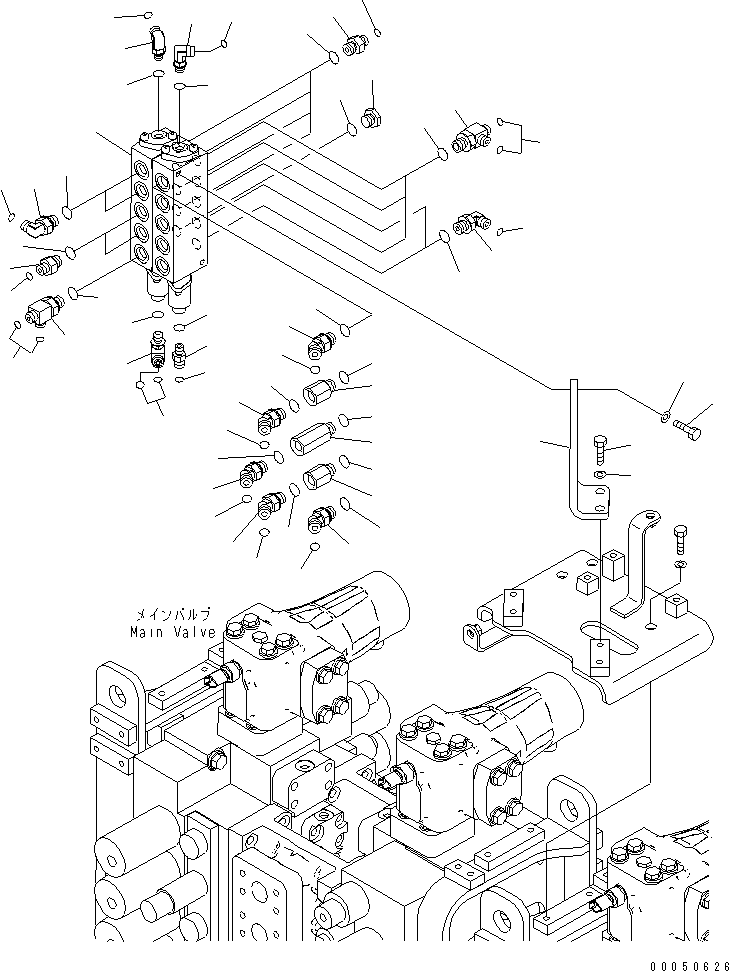 Клапан в сборе (702-21-07100) KOMATSU