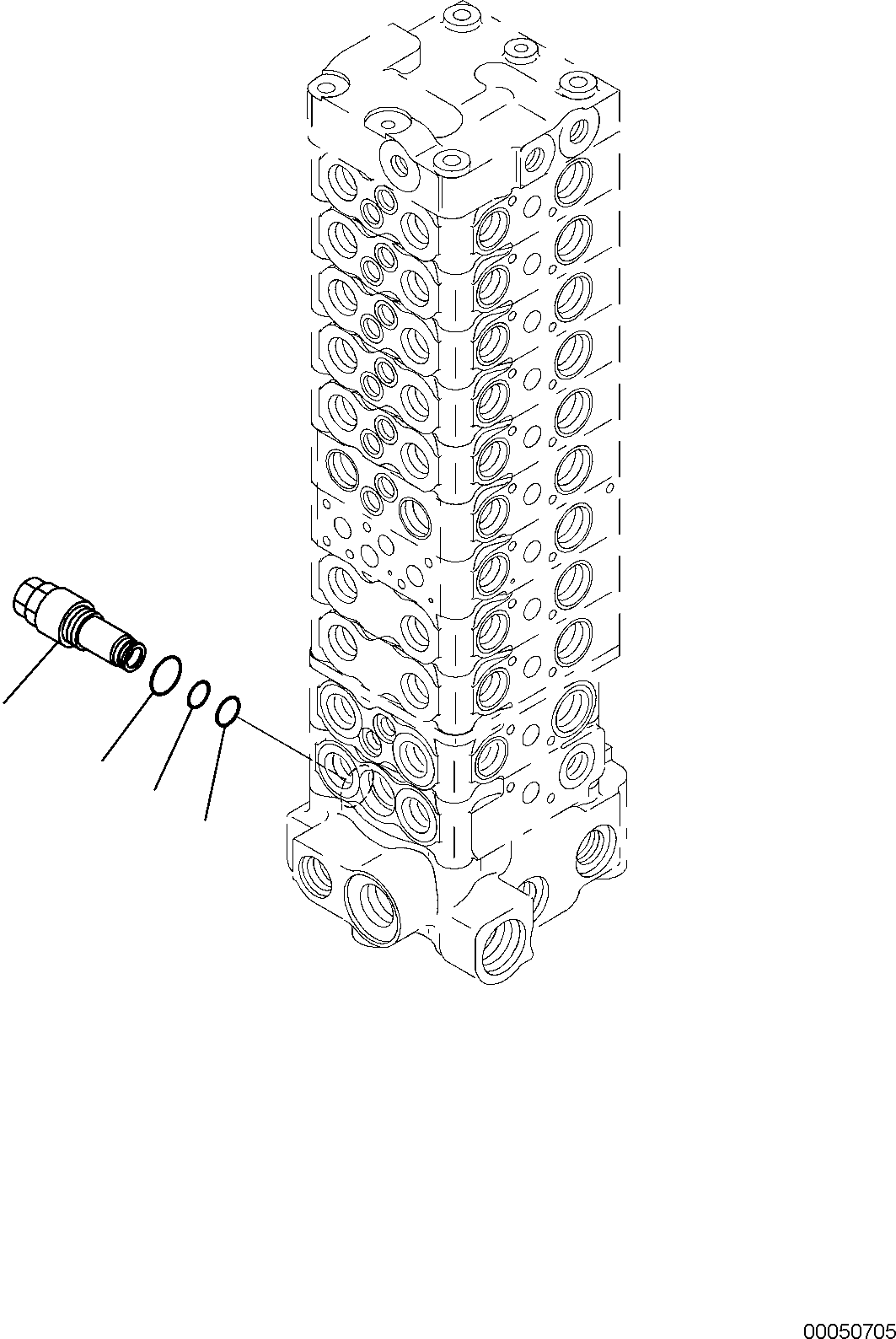 Предохранительный клапан 723-20-65500 KOMATSU